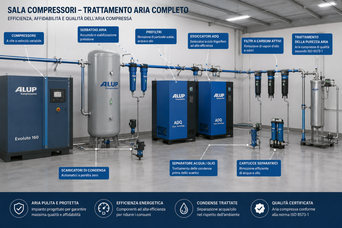 Trattamento aria compressa